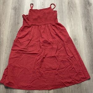 20 Old Navy Textured Red dress